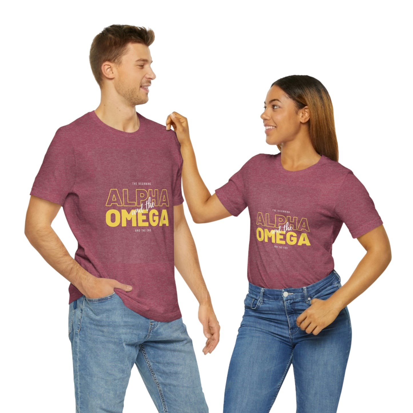 Alpha and Omega - Unisex Jersey Short Sleeve Tee