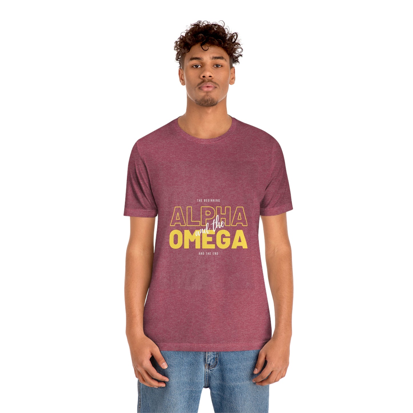 Alpha and Omega - Unisex Jersey Short Sleeve Tee