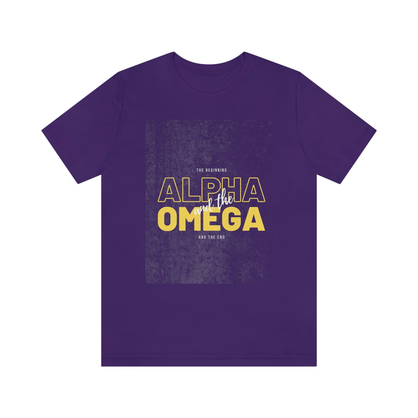 Alpha and Omega - Unisex Jersey Short Sleeve Tee