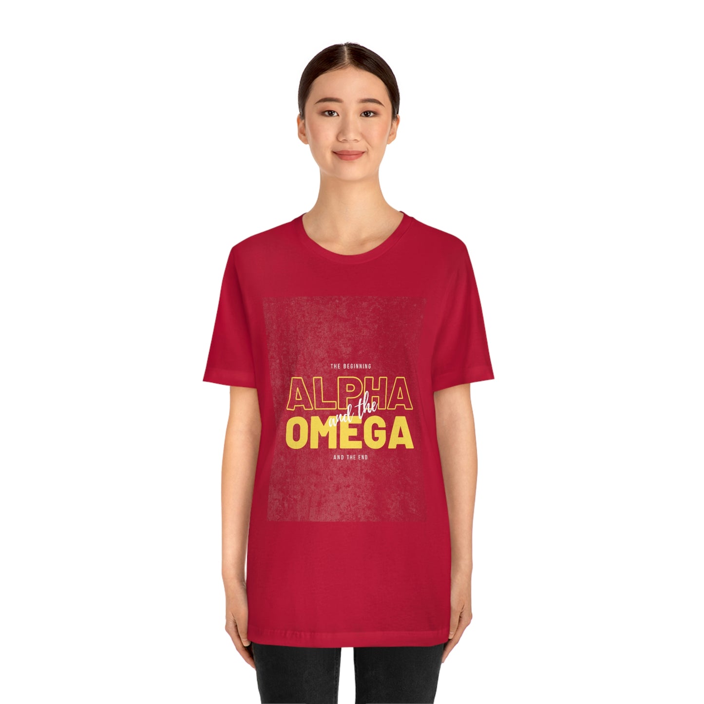 Alpha and Omega - Unisex Jersey Short Sleeve Tee