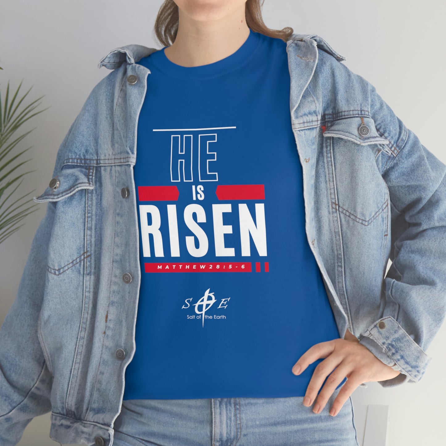 He is Risen Unisex Heavy Cotton Tee