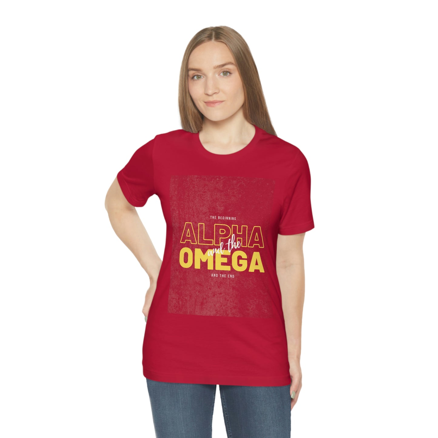 Alpha and Omega - Unisex Jersey Short Sleeve Tee