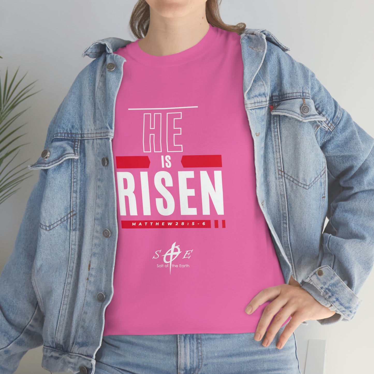 He is Risen Unisex Heavy Cotton Tee