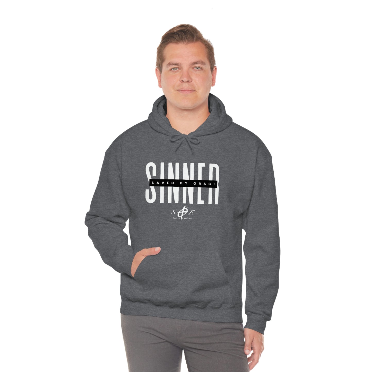 Sinner Saved by Grace - Unisex Heavy Blend™ Hooded Sweatshirt